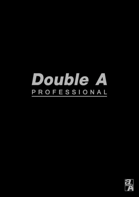 Double A  B5(16K)黑色橫線內頁膠裝筆記本-辦公室系列